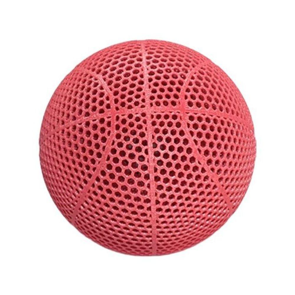 에어리스 농구공 무공기 무소음 모델 정식규격 선물 표준공 3D 프린트 농구공-블루 3호 18cm - 상품 이미지