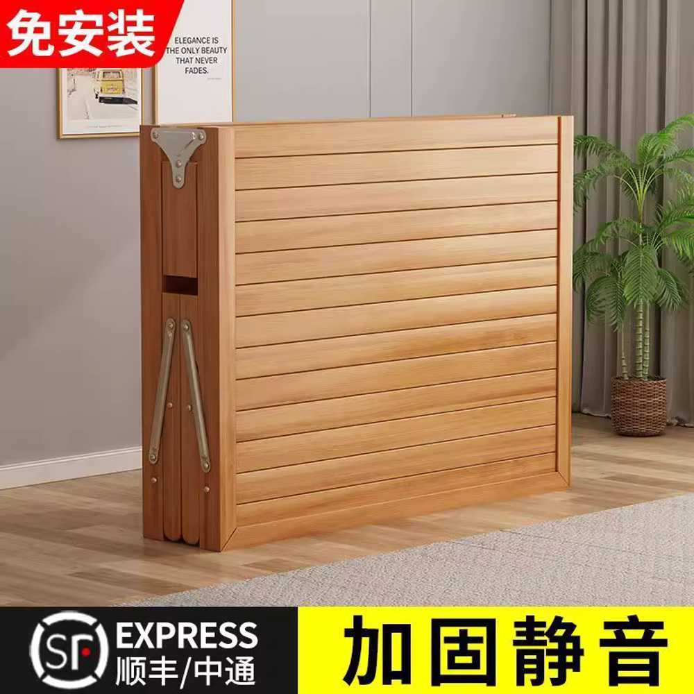접이식 평상 침대 조립식 공간활용 튼튼한 깔판 마루 120x192cm 탄화 가후 중판 이미지 6