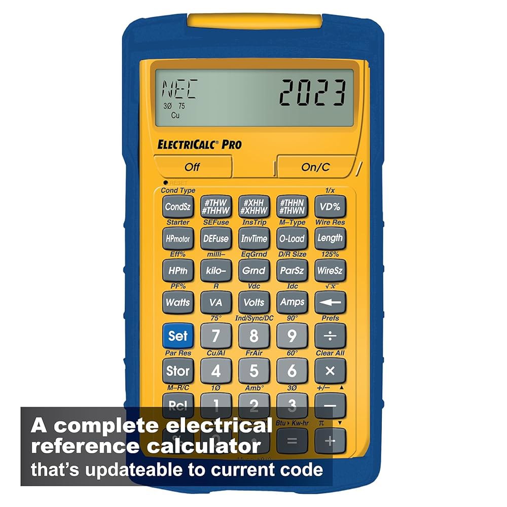 5070 ElectriCalc Pro 전기 코드 계산기 및 전문가 계약자, 준수 추정기, 가능 1996 NEC 기사, 엔지니어, 조명 ~ 2020 업데이트 - 상세 이미지 2