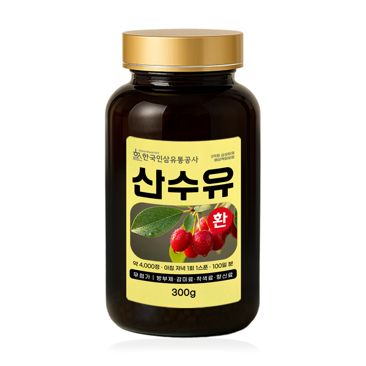 산수유환 (대용량 실속형 약 4000정 100일분) 건강환 상품번호 (6123) - 상품 이미지