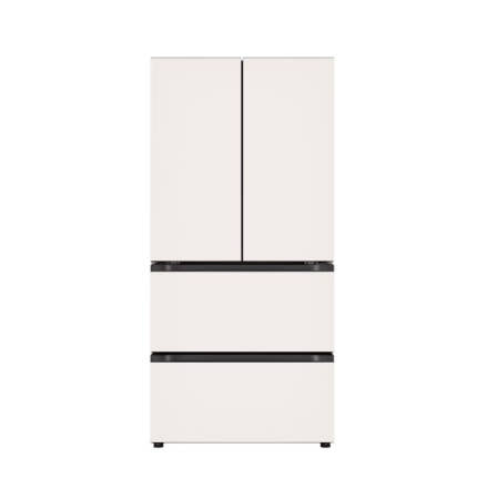 LG전자 디오스 AI 오브제컬렉션 김치톡톡 4도어 491L 네이처 베이지Z490MEEF11