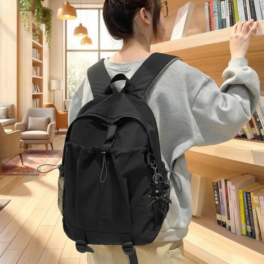 가벼운 경량 백팩 나일론백팩 캠핑 여행 데일리 방수 가방 키링 세트