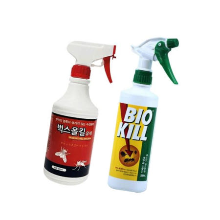 벌레퇴치 스프레이형 살충제 x 벅스올킬 비오킬 500ml 1개