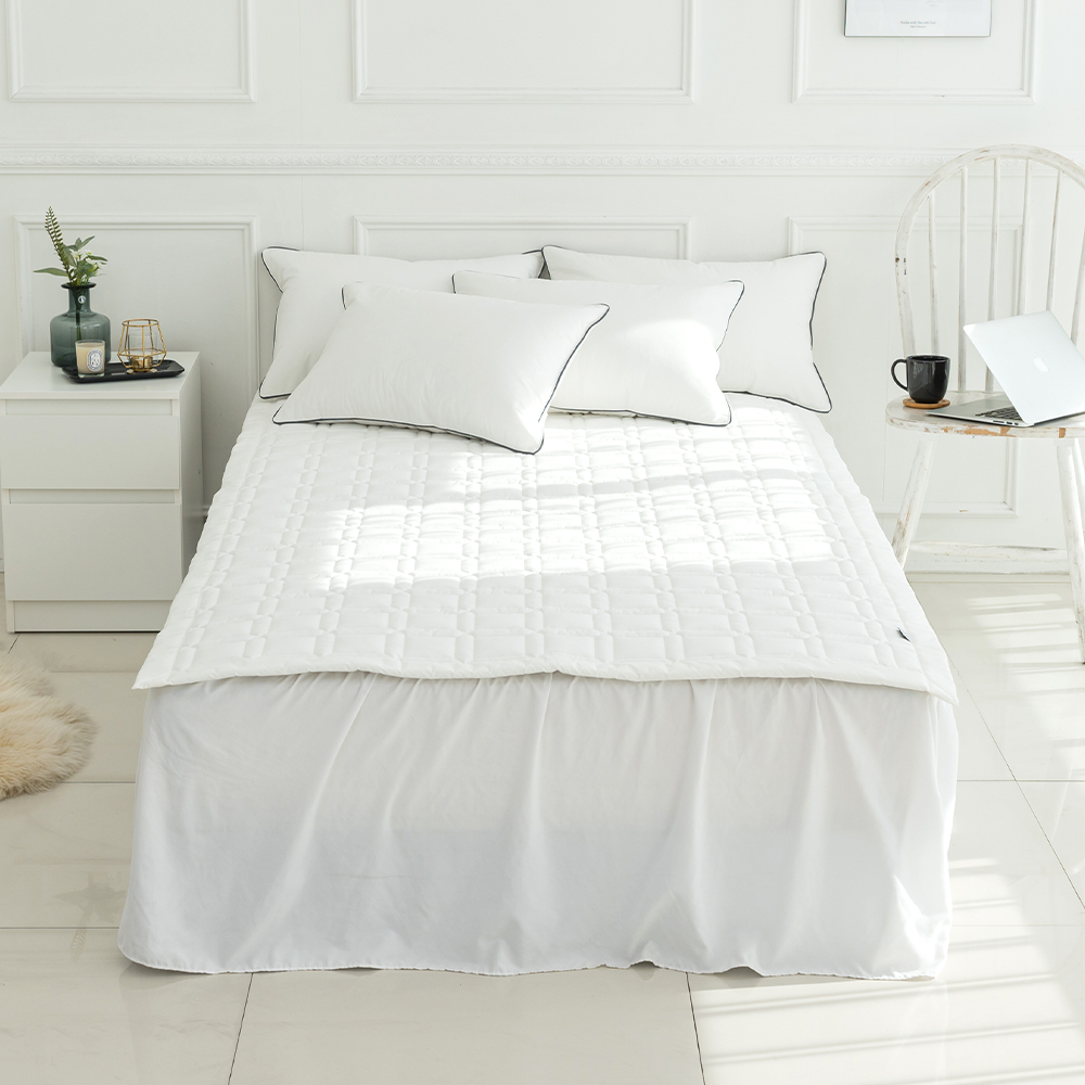 아르떼베딩 꼬마제리 고밀도 60수 순면 항균 알러지케어 고정밴드 침대 패드 SS