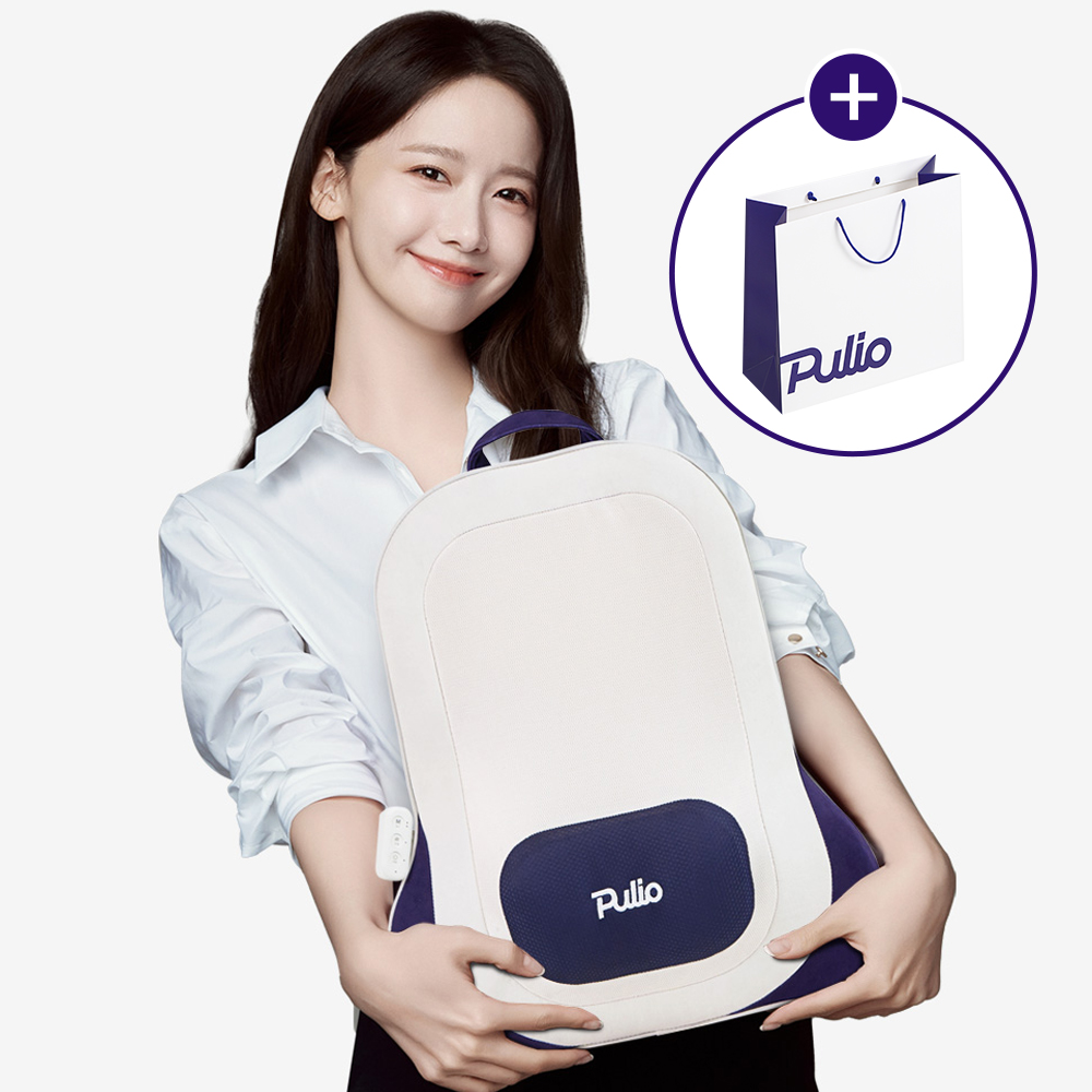 [풀리오본사] [선물SET] 등허리 쿠션 마사지기 + 쇼핑백L 제품 이미지