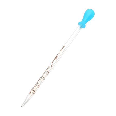 일자타입 유리스포이드 2ml (마개 포함) 과학체험 홈스쿨 교육기관 두뇌개발 중학교