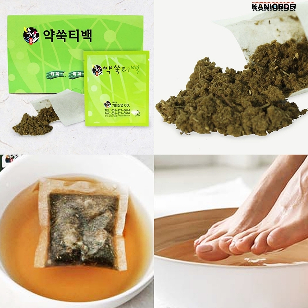 쑥 입욕제 천연 국내산 약쑥 티백 반신욕 안면훈증 피로회복 20개 - 상품 이미지