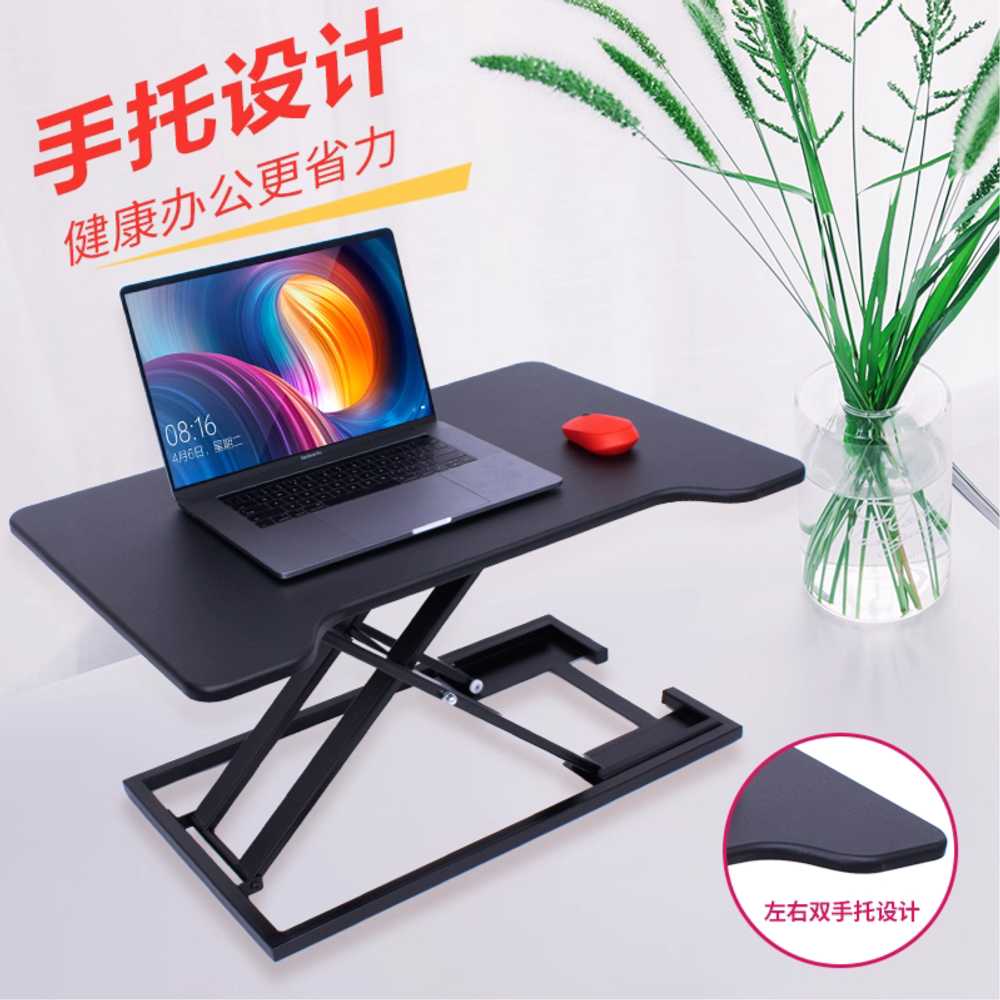 스탠딩 모니터 받침대 데스크 높이조절 pc 선반 다리 화이트 M / 기본 - 상세 이미지 3