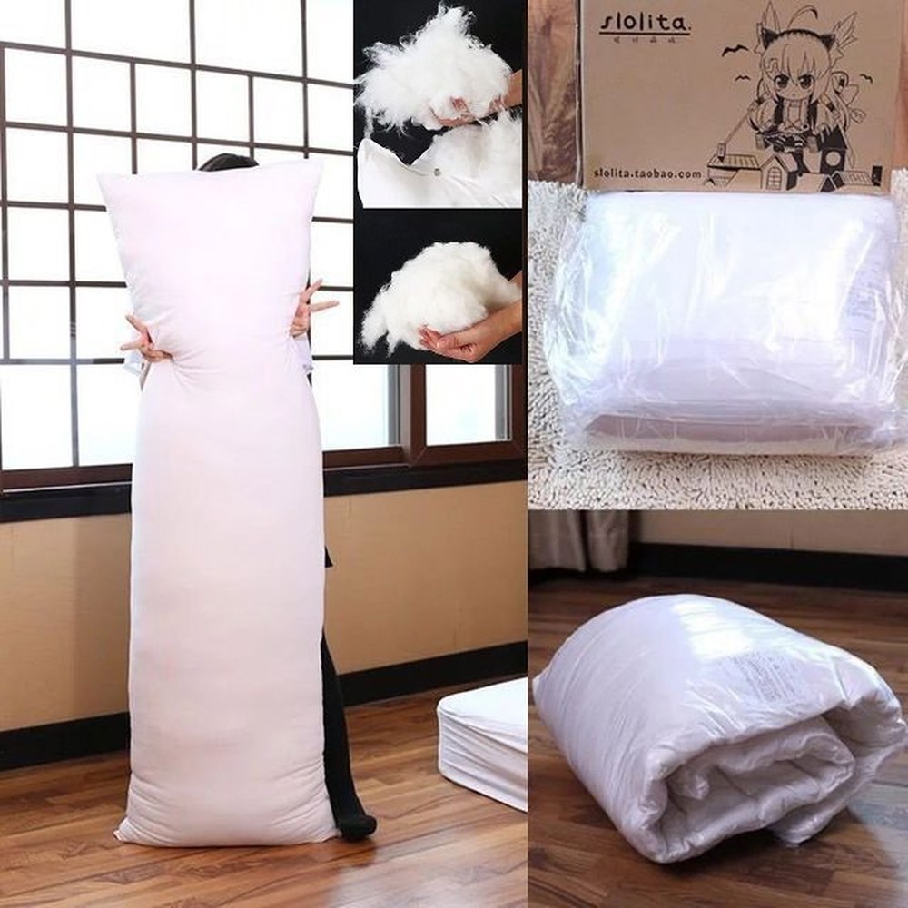 화이트 안는베개 4근 직사각형 40X120CM 150 롱쿠션 63 충전 X50 DHR7000H 거대 2 160 40X120CM 2 4근 충전 면 - 상세 이미지 3