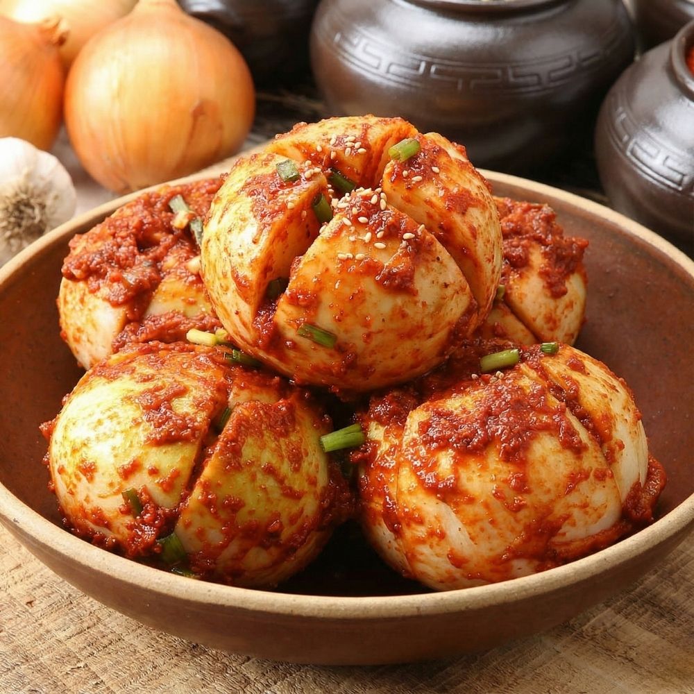 전라도 양파김치 은둔 고수김치 당일제조 1kg - 상품 이미지
