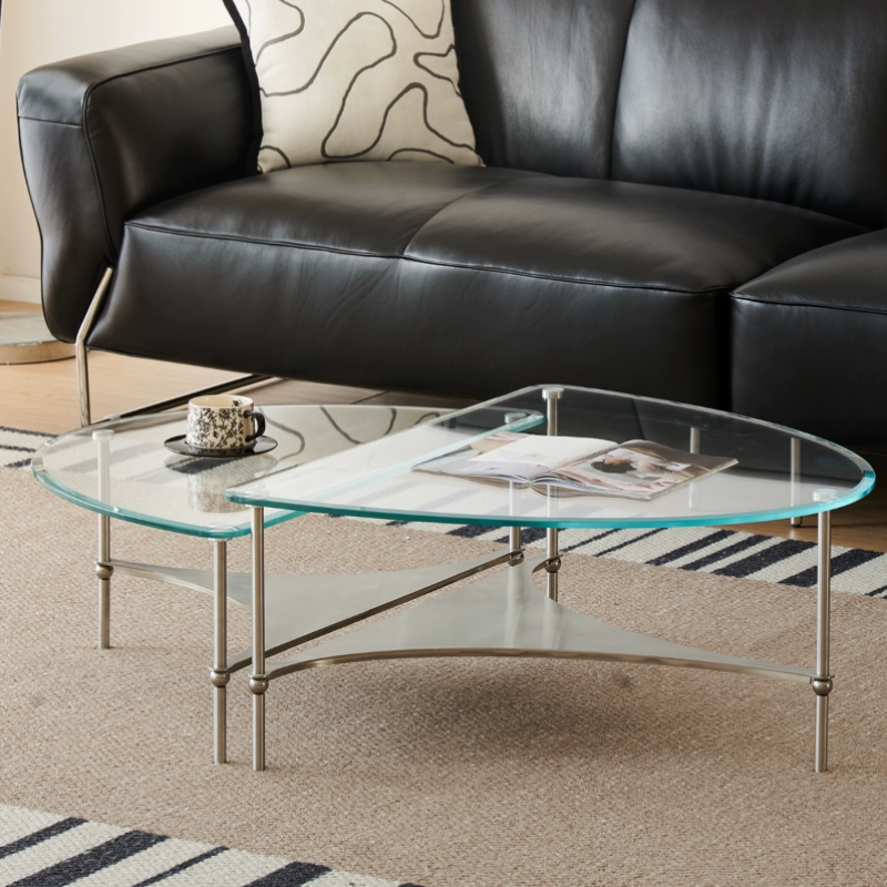 레이어드 글라스 강화유리 거실 테이블 Layered Glass Table S+L