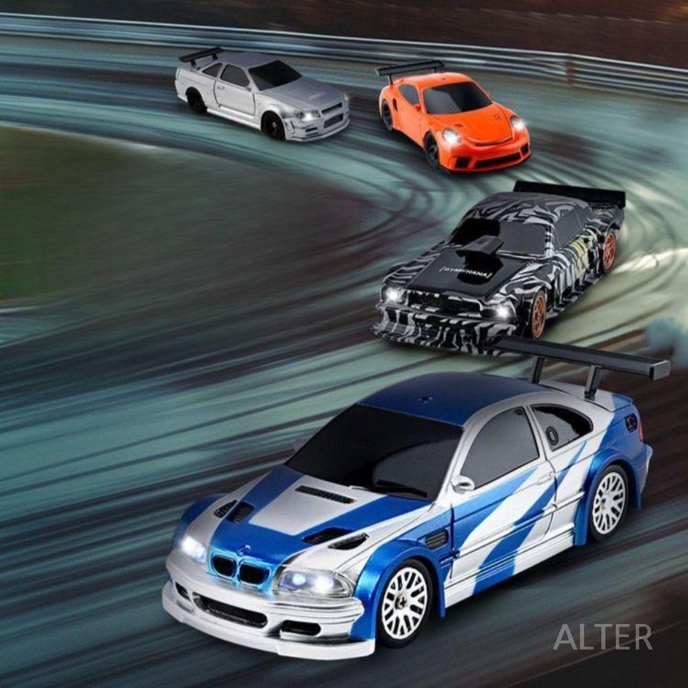 고속 RC 드리프트카 장난감 사륜구동 무선조정 자동차 미니카 4WD RC 블루 4302 자이로스코프 포함 버전 - 상세 이미지 2