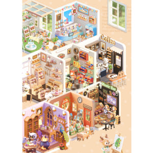 3d스티커북 16테마 오두막집 2종 세트 실사용 후기 | 효과 있을까? - 상품 이미지 2