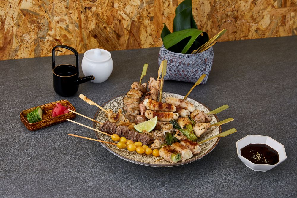 [오늘식탁 야키토리] 닭꼬치 파닭꼬치 모듬꼬치 닭껍질 캠핑음식 바베큐 숯불