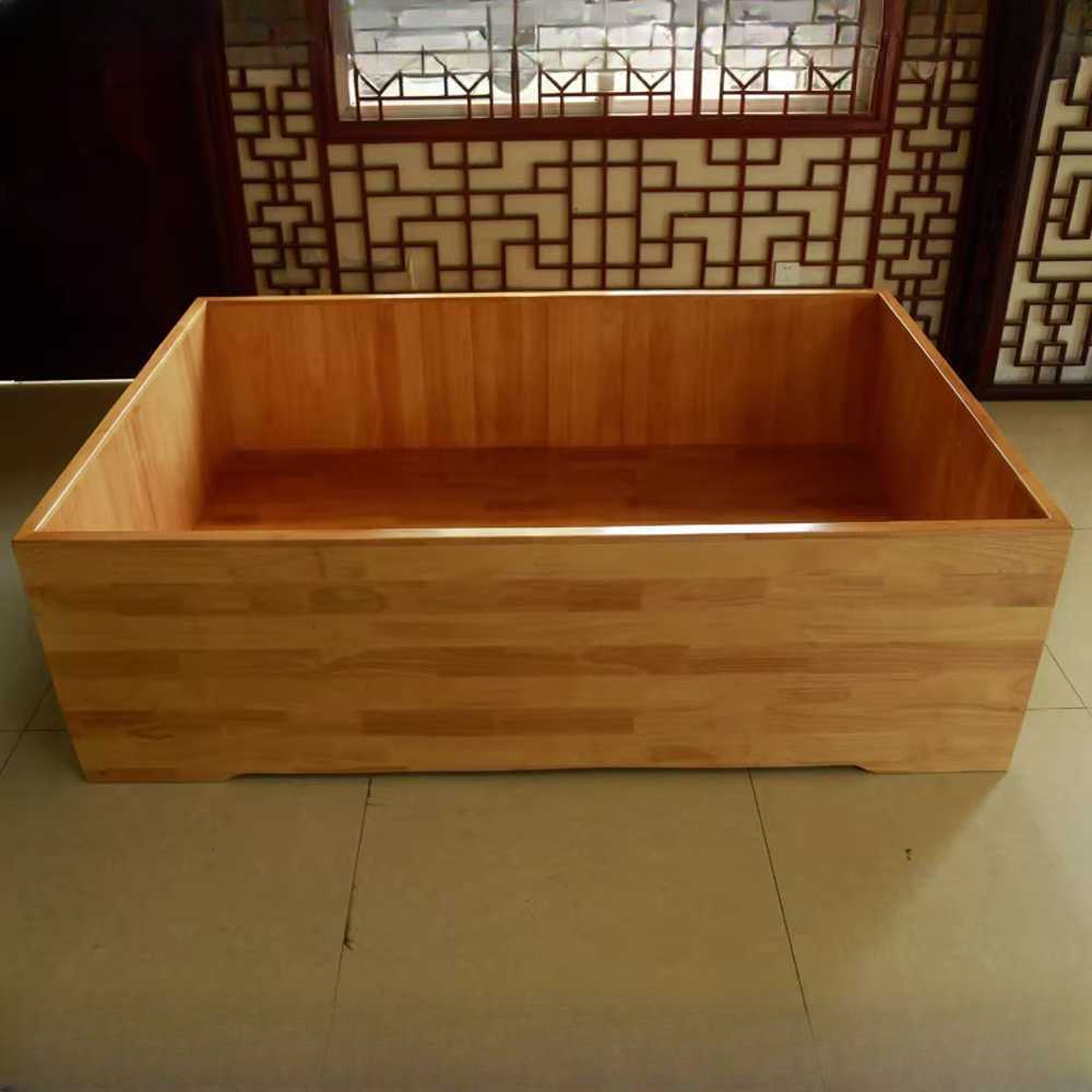 편백욕조 히노끼탕 스파형 대형 가정용 사우나자쿠지 200x100x60cm - 상품 이미지