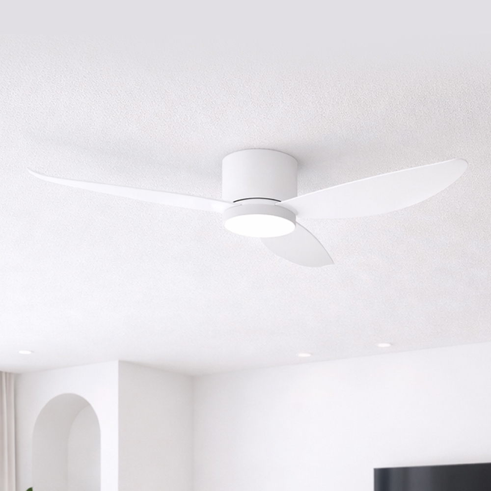 에어룩스 스마트 실링팬 LED 거실조명 선풍기 V2 113cm, 스노우화이트