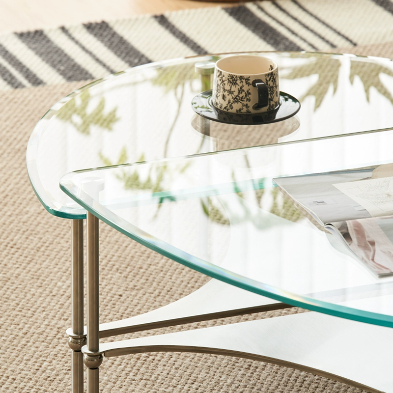 레이어드 글라스 강화유리 거실 테이블 Layered Glass Table S+L
