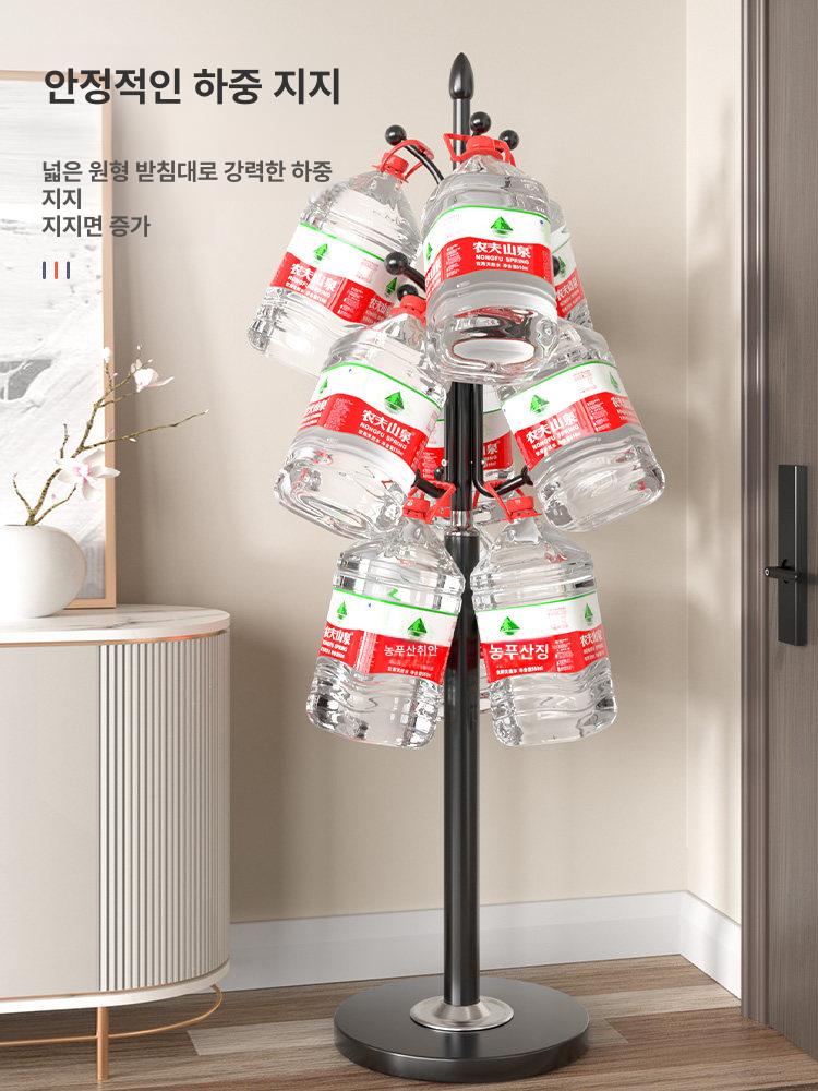 스탠드 옷걸이 심플 단일봉 가정용 드레스룸 가방걸이 아이보리 30cm 받침대 40kg 1개 - 상세 이미지 4