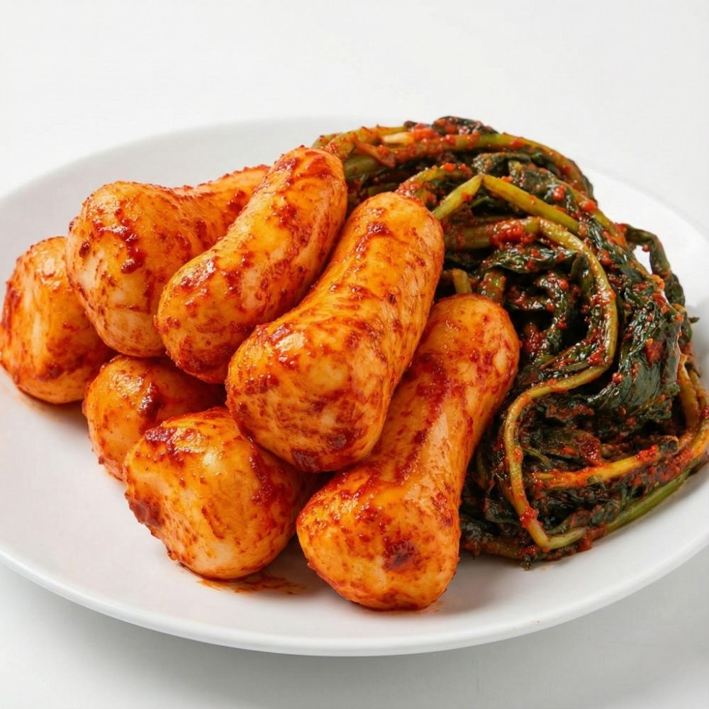 전라도 당일제조총각김치 알타리무김치 총각무 매운총각 국내산알타리 담그기 1kg - 상품 이미지