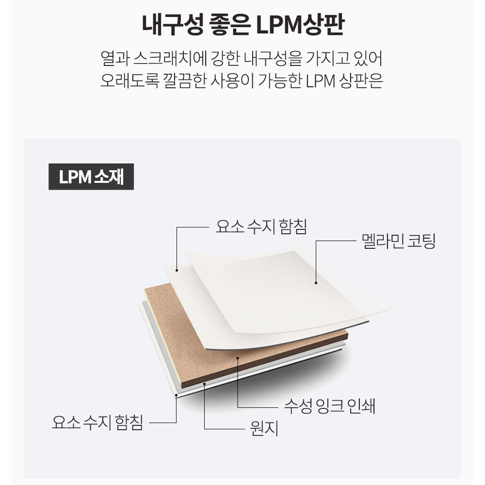 컴터책상 원룸책상 철제 쇠테리어 - 상세 이미지 3