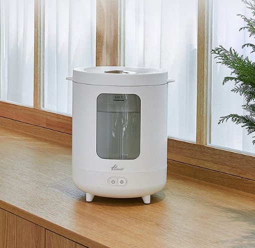 한일 물멍가열식 가습기 스팀 유리 물멍 무드등