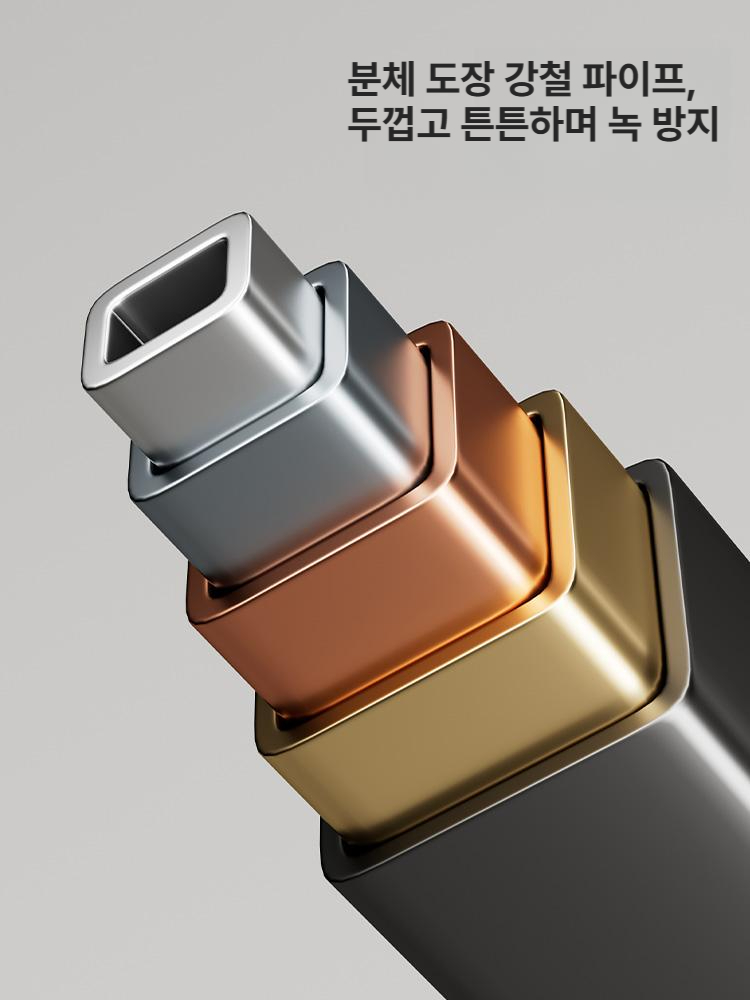 접이식 실내외 빨래 건조대 옷걸이 베란다 이불 행거 두꺼운 1.7m 3단 신발걸이 - 상세 이미지 4