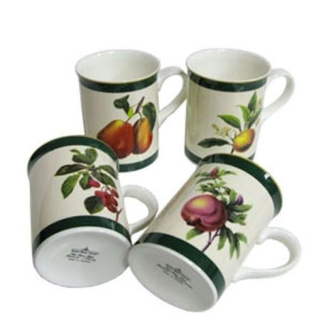 로얄포세라인사 씨엠 머그컵 도자기 머그잔 물컵 홈 카페 머그컵 4개