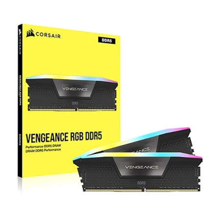 커세어 CORSAIR DDR5-6000 CL36 1.25V VENGEANCE RGB BLACK 패키지 (32GB(16Gx2))