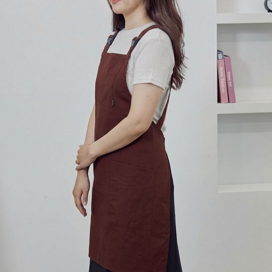 똑똑한소비마켓 120g 초경량 더스트프리 앞치마 방수 카페 미용 공방 식당 앞치마