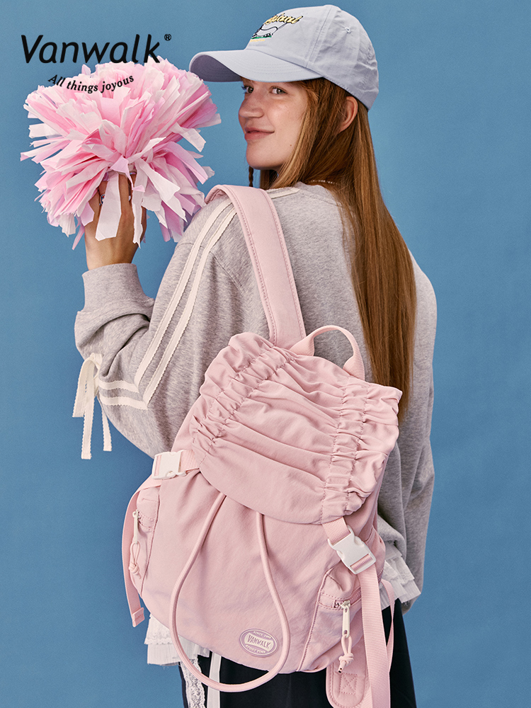 [반워크] 레이스 미니 백팩 여성 미니 디자이너 브랜드 대학생 가방 데일리 보부상 3color