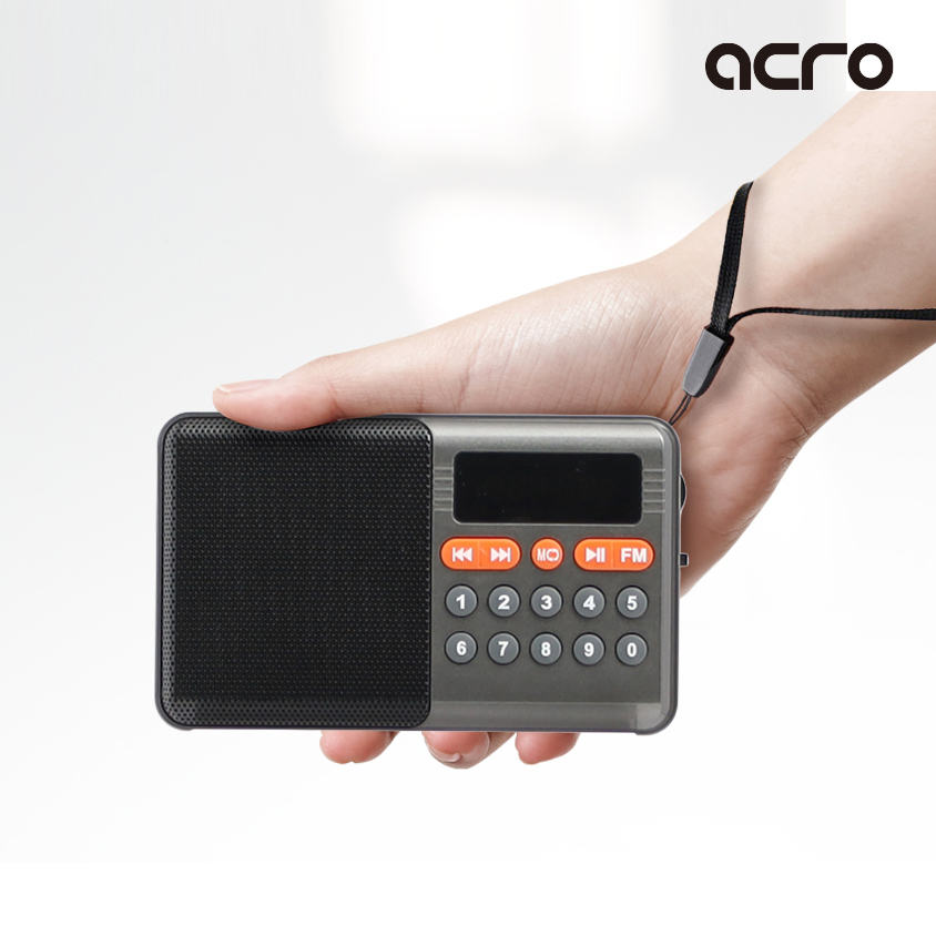 효도라디오 휴대용 미니 소형 MP3 블루투스 스피커 충전식 ACRO RADIOGO