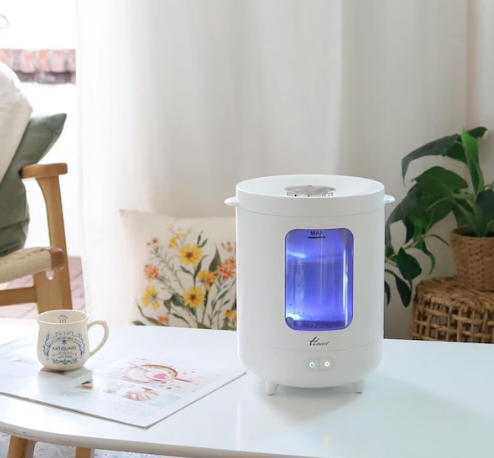한일 물멍가열식 가습기 스팀 유리 물멍 무드등