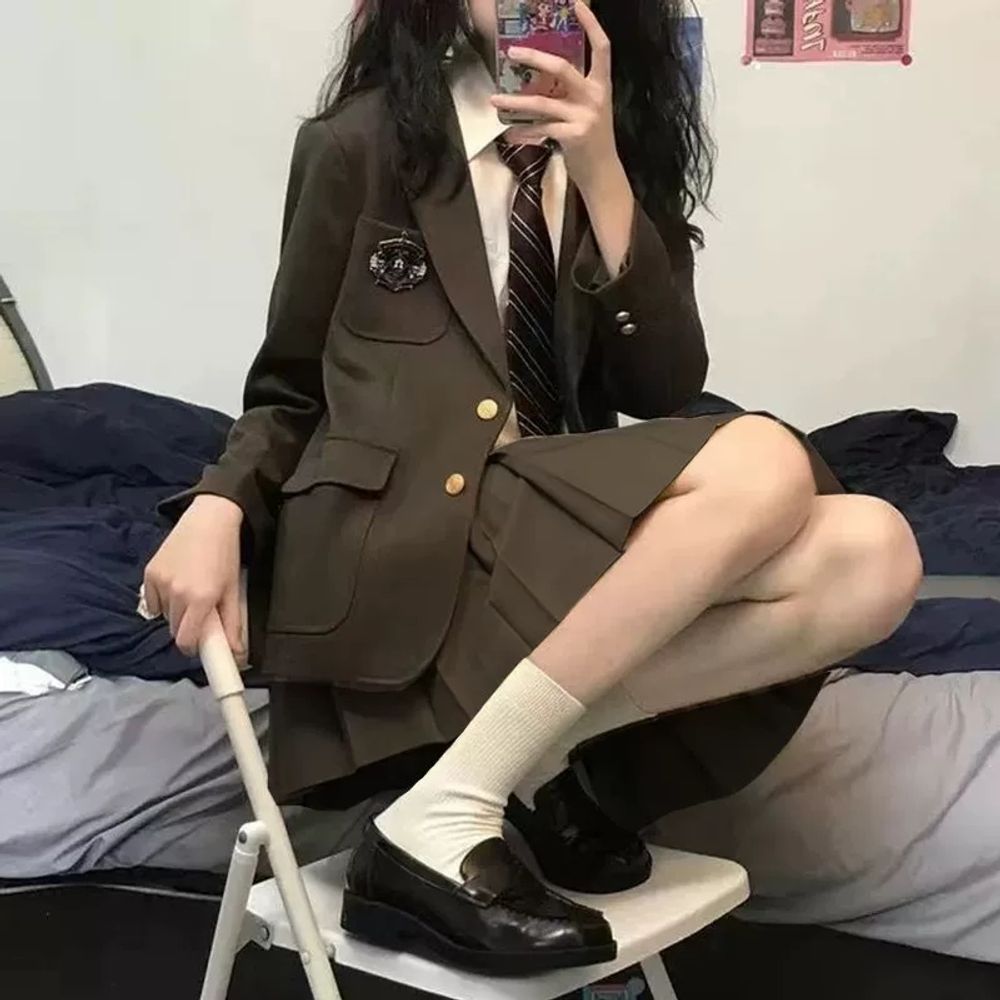 교복 디토 미츠하 졸업앨범 지우학 하이틴 학교 - 상품 이미지
