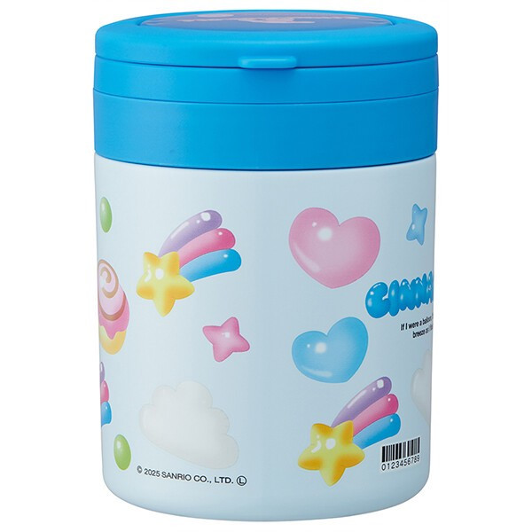 스케이터 산리오 시나모롤 풍선 캐릭터 접이식 핸들 보온 보냉 델리카포트 스프통 500ml LJFO5 - 하카타몰