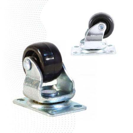 바퀴 회전형 가구 의자 카트 교체 수리 구르마 이동 바닥 보호 아연도금 플레이트 볼베어링