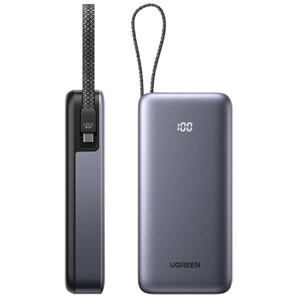 유그린 넥소드 케이블 일체형 45W PD PPS 20000mAh 대용량 고속충전 보조배터리 PB536 이미지 4