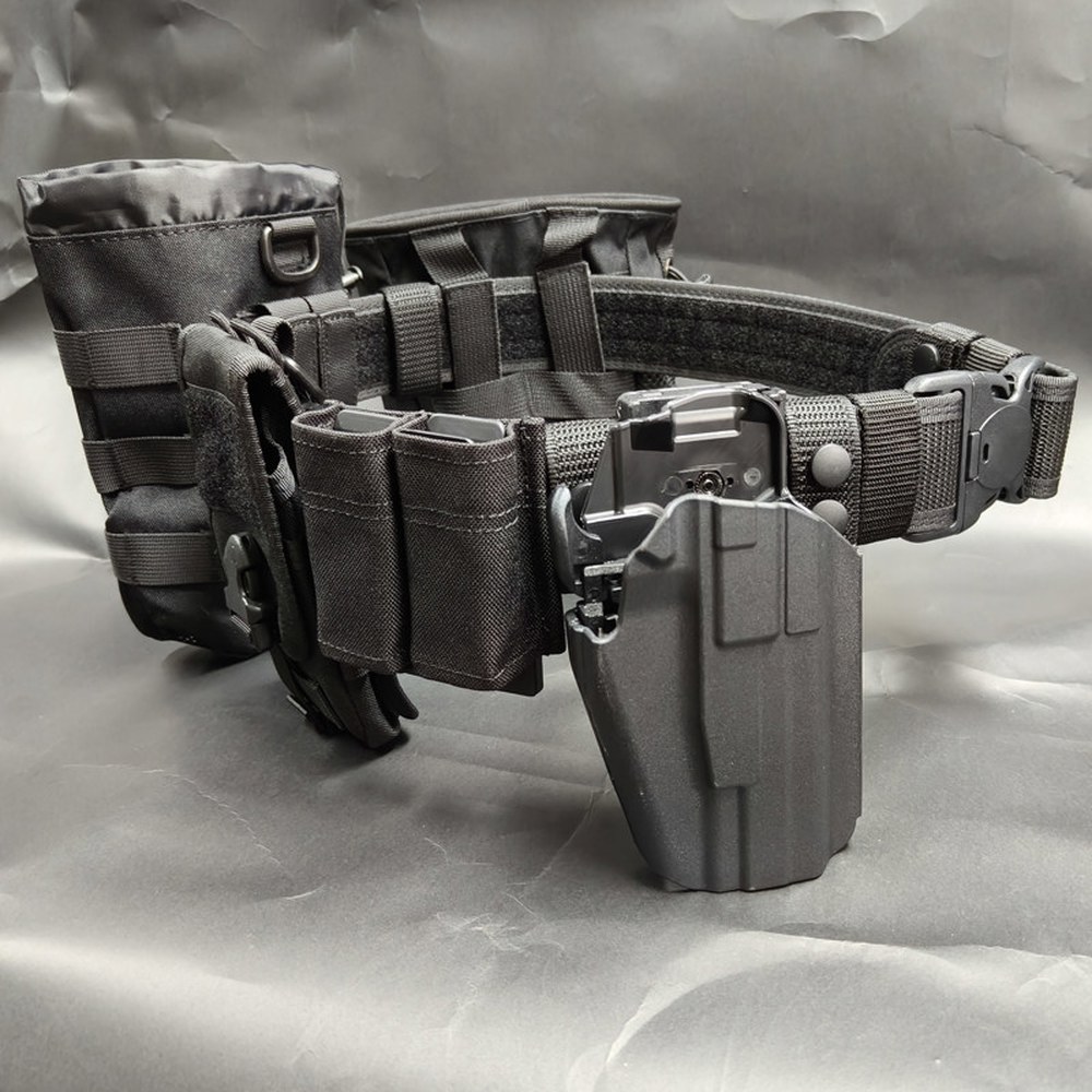 세트 G34 우 소프트 레귤러 22 2011 19 글록 퀵 5CM 홀스터 L G17 벨트 P320 L 소프트 레귤러 5CM 벨트 - 상세 이미지 3