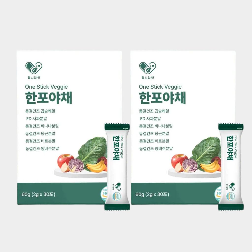 헬시알엔 한포야채 야채가루 채소분말 유기농 동결건조 컬리케일 생식 선식 60g, 2개 - 상품 이미지