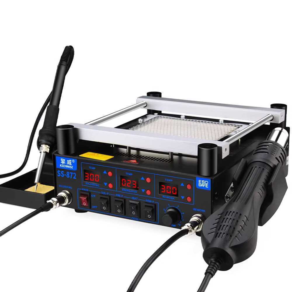 산업용 핫플레이트 PCB 작업대 예열대 기판 가열 조정 - 상품 이미지