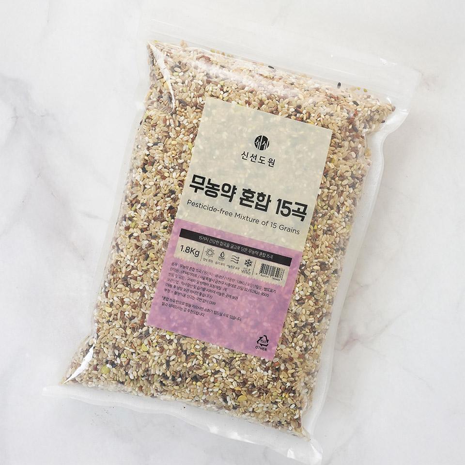메가마트 신선도원 무농약 혼합15곡 1.8Kg - 상세 이미지 2