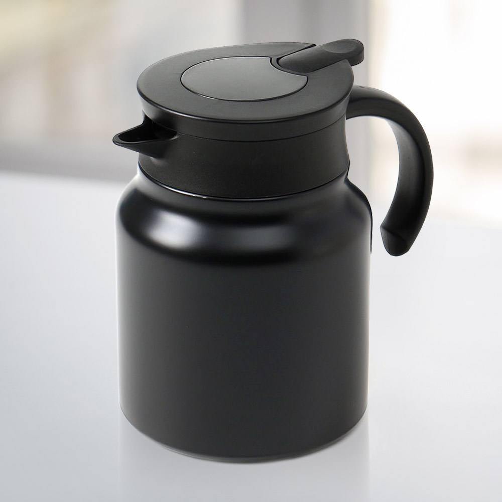 티웨어 온도표시 보온주전자 물주전자 900ml(블랙) - 상세 이미지 3