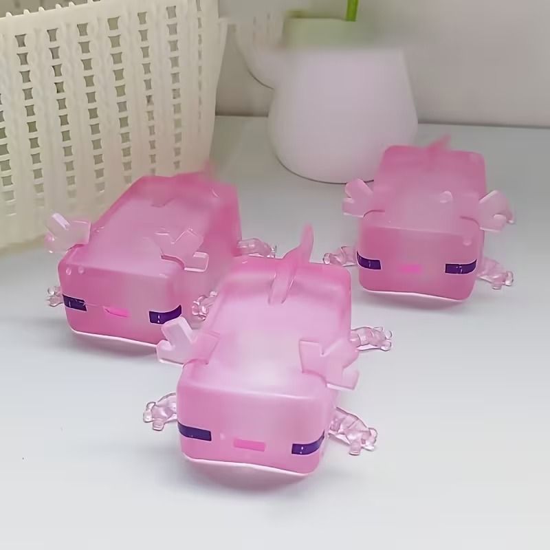 분홍 아홀로틀 말랑이 우파루파 도마뱀 말랑이 슬라임 실링니도 검드롭 마시멜로우 타바 스퀴시 - 상세 이미지 5