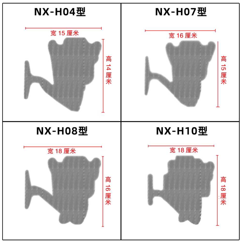 낚시대 하드케이스 튼튼한 루어 바다 민물 가방 방수 115cm NX-H07 - 상세 이미지 3