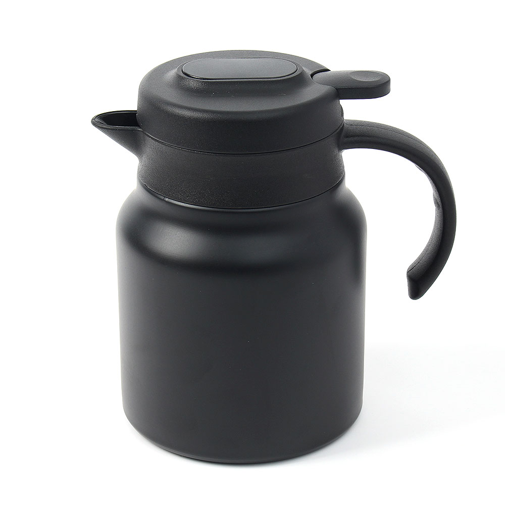 티웨어 온도표시 보온주전자 물주전자 900ml(블랙) - 상품 이미지