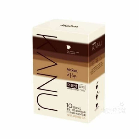 [울언니협력사]울언니추천샵 맥심 카누 더블샷라떼 10T 맥심커피 카누커피 라떼커피 봉지커피 커피싸게파는곳