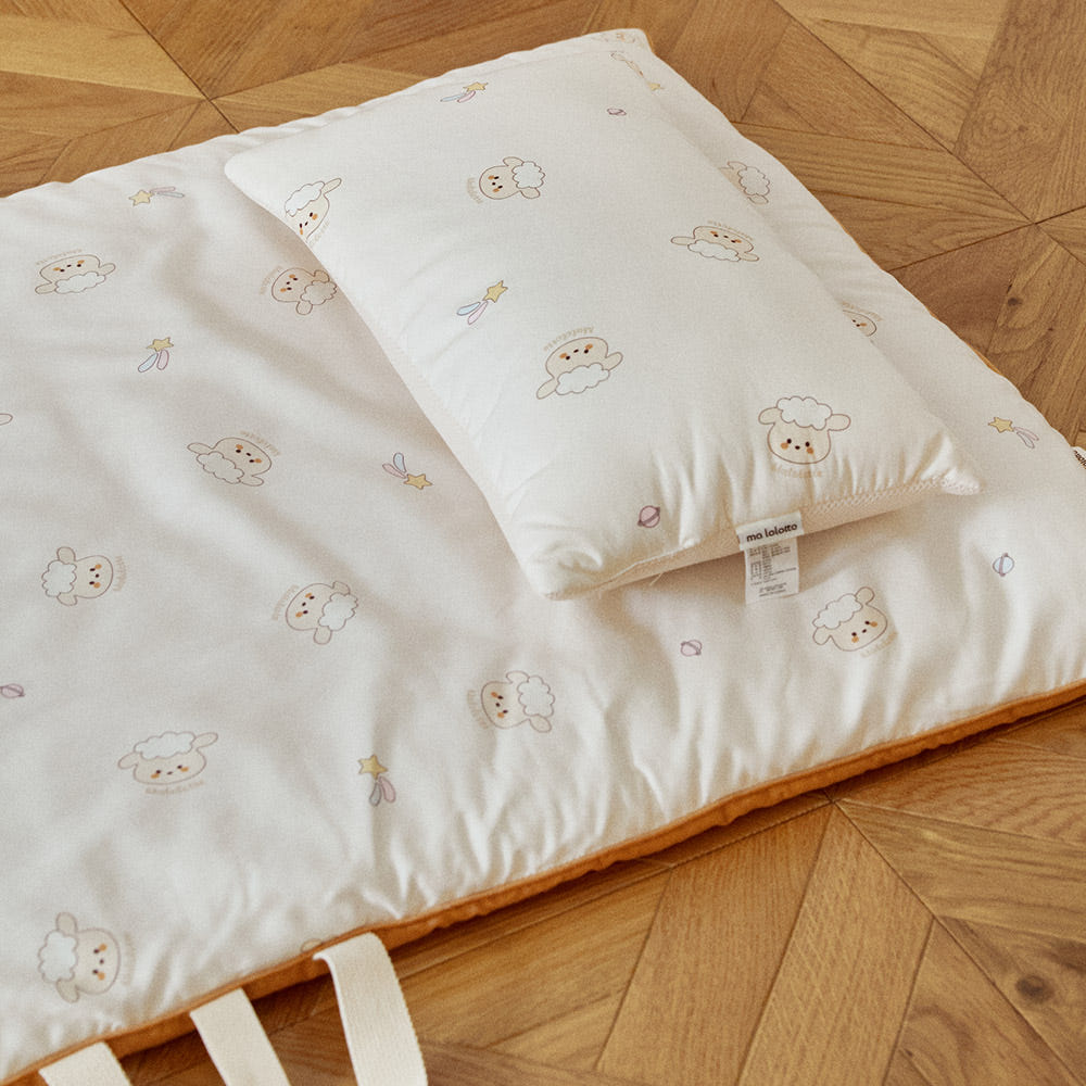 마롤로뜨 신생아 낮잠이불 낮잠패드 아기 어린이집 매트 토퍼 이동형 휴대용 사계절 꼬냥이