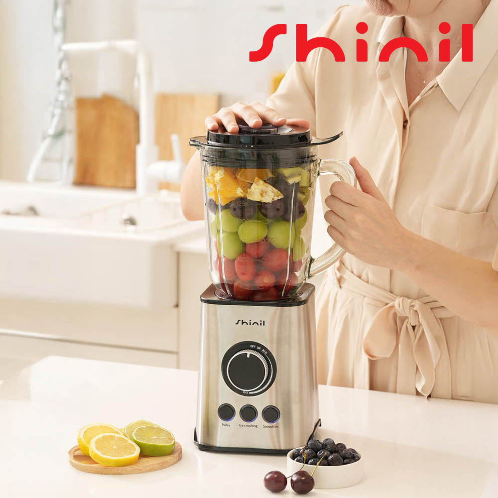 신일 초경량 스테인레스 유리 글라스 믹서기 소형 1.5L