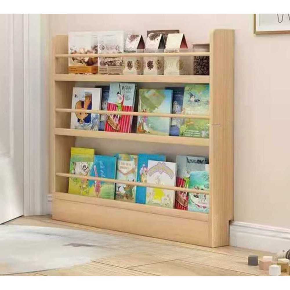 문뒤선반 틈새 슬림장 벽 우드 얇은 깔끔 수납 공부방 50cm 5단 - 상세 이미지 5