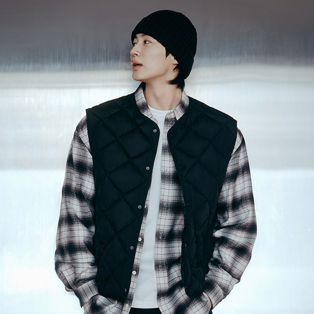 지오다노 남자 라운드넥 퀼팅 경량 베스트