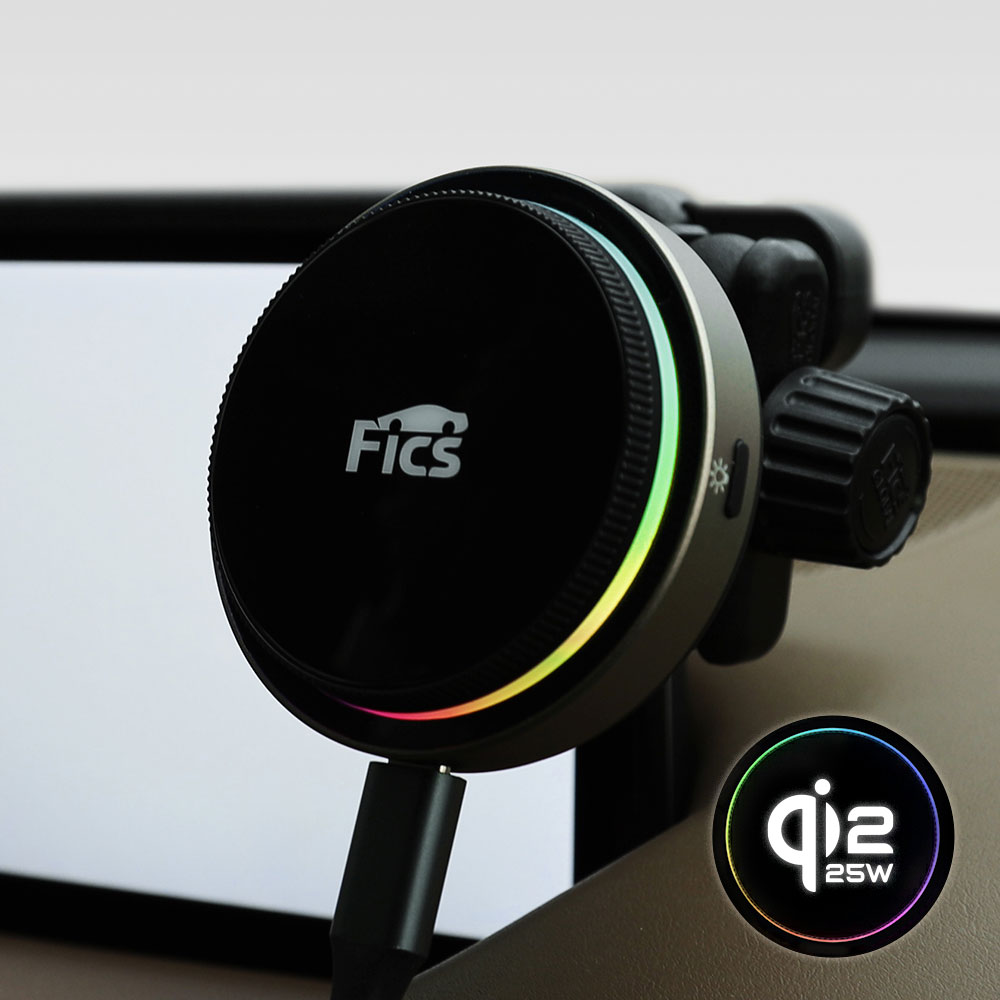 Qi2.2 픽스 맥세이프 펠티어 쿨링 차량용 핸드폰 무선 고속 충전거치대 S23 제품 이미지